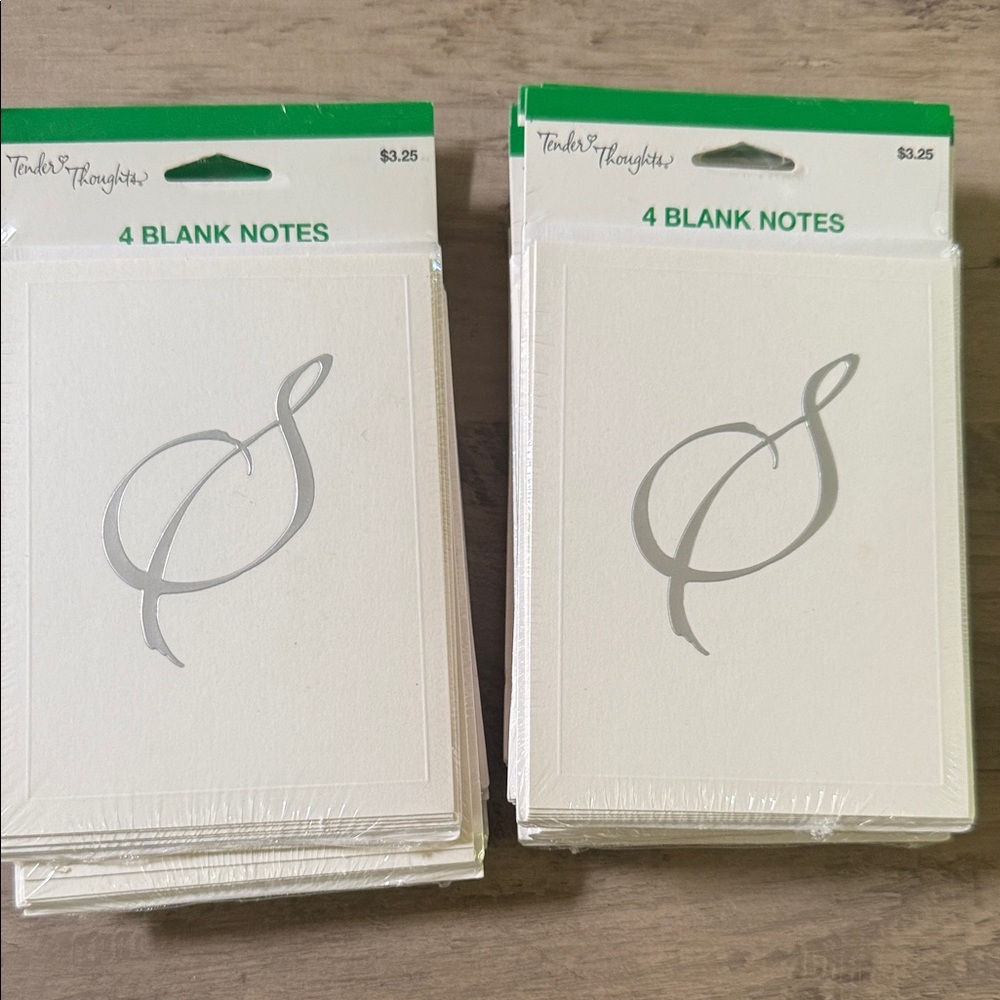 Blank Note Cards “S”